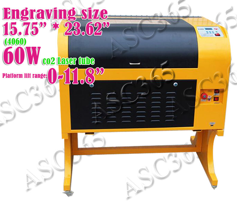 CO2 60W Laser Engraving Cutting Machine Linear Guide Engraving Machine 4060 110V for sale from ...
