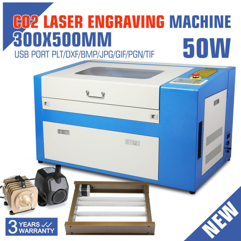 50W CO2 Laser Engraver Engraving Machine Artwork 500MM/S Dsp Contronl Pro for sale from Australia