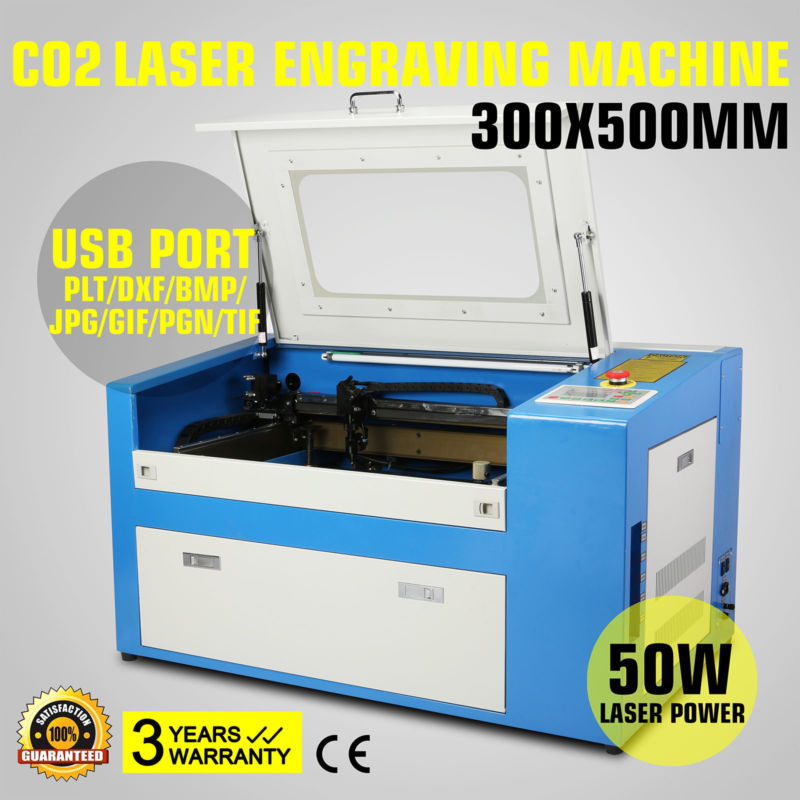 50W CO2 Laser Engraver Engraving Machine Cutter 500MM/S Dsp Contronl Good for sale from Australia