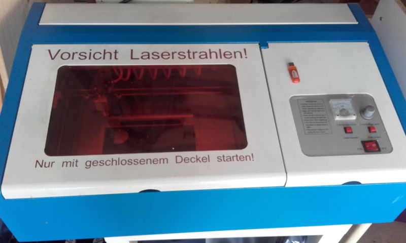 40W CO2 Laser Graviermaschine Gravurmaschine Engraver Schneidemaschine Engraving for sale from ...
