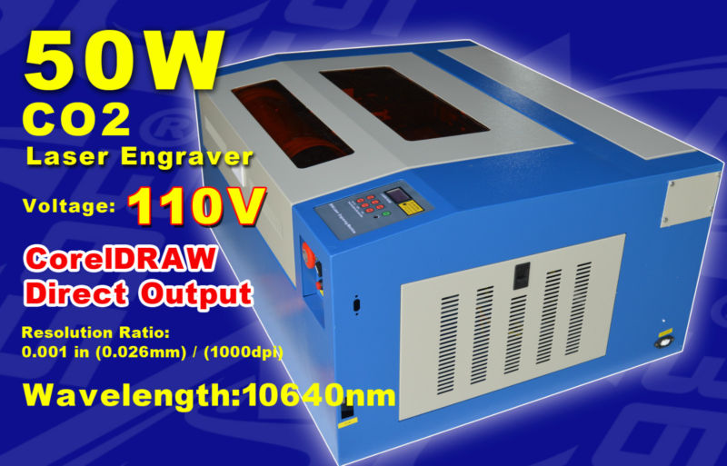 New 5040 CO2 Laser Engraving Cutting Machine Engraver 50W Laser Tube 110V for sale from Canada