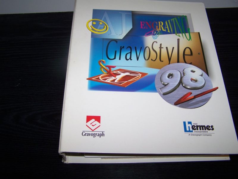 New Hermes Engraving Software Gravostyle 98 With Dongle And Manual for