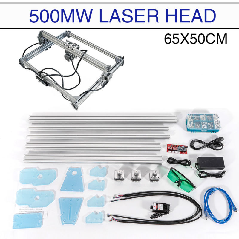 Diy 500mw Laser Engraving Machine Logo Marking Printer Engraver Kit 65x50cm Uk for sale from ...