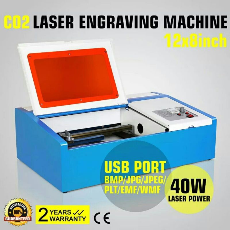New 40W Cnc CO2 Stamp Laser Engraving Cutting Machine Engraver Cutter 3020/USB for sale from China