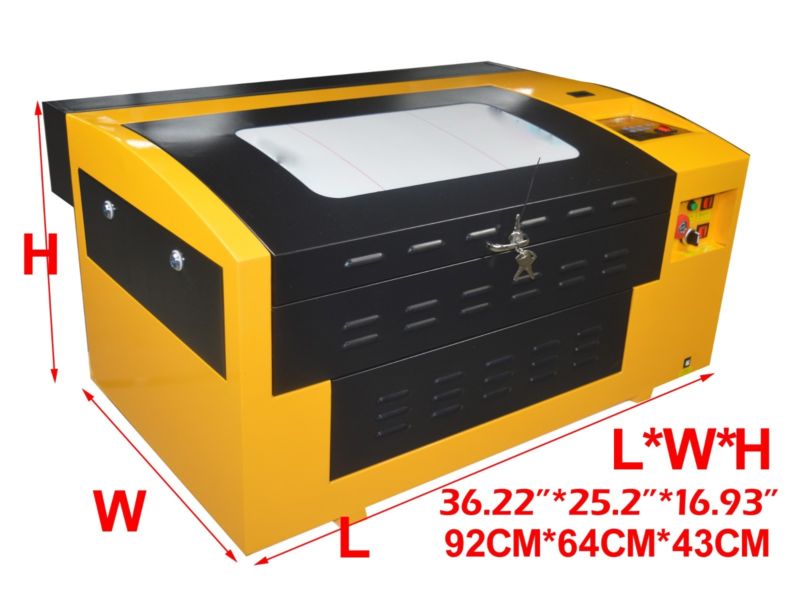 CO2 Laser Engraving Machine Clamp 110V 50W Laser Tube Wood Acrylic Stencil for sale from Canada