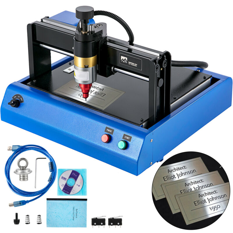 Electric Metal Marking Engraving Machine 200*150mm Nameplate Dog Tag Steel Plate for sale from