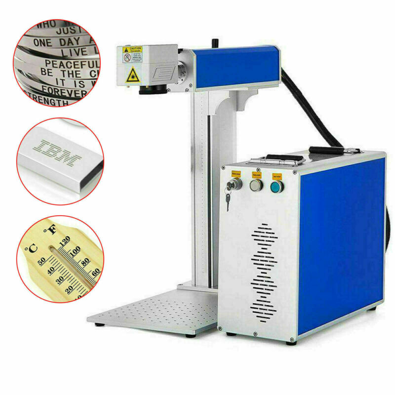 110V 30W Fiber Laser Marking Machine Metal Engraving Engraver High Precision for sale from ...