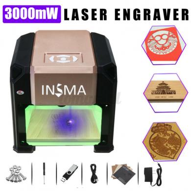 3000MW Usb Laser Engraving Cutting Machine Diy Logo Printer Cnc Engraver for sale from United States